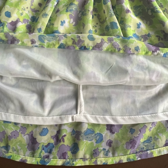 ☎️ Zara Side Ruffle Floral Mini Skirt with Pockets, lined flowy flowers billow - Picture 9 of 11